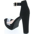 thumbnail image 2 of Top Moda Womens Robin-1 Transparent Lucite Party Dress High Heels Shoes, 2 of 7