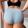 thumbnail image 7 of Bosfbaoi Underwear For Women Plus Size Seamless Underwear Mid-Rise Cotton Lined Panties, 7 of 7