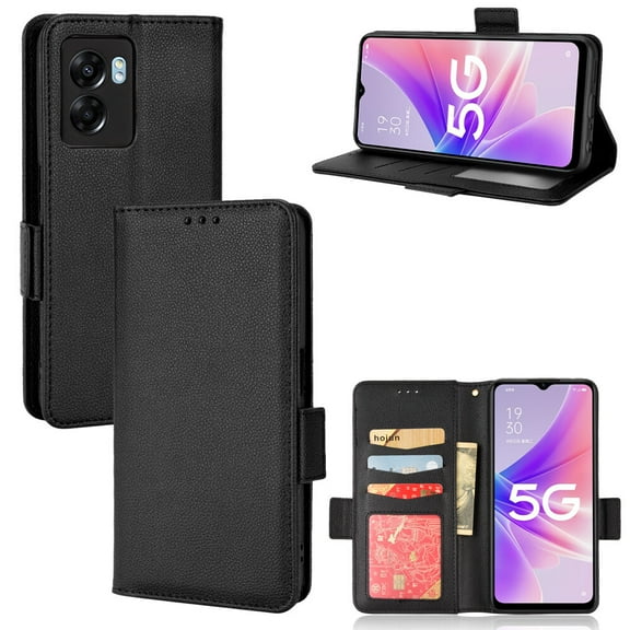 OnePlus Nord N300 5G Case , PU Leather Flip Cover Card Slots Magnetic Closure Wallet Case for OnePlus Nord N300 5G