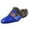 Royal Blue, variant on LIBERTYZENO Mens Premium Slip On Comfortable Faux Fur Loafers Shoes