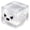 B007- Silver, variant on Halloween Stress Toys, Pickle Squeeze Stress Toys, Valentines Day Squeeze Toys, Squeeze Toys Pack, Relaxation and Relaxation, Silver Ghost Squeeze, 1 Piece for Student