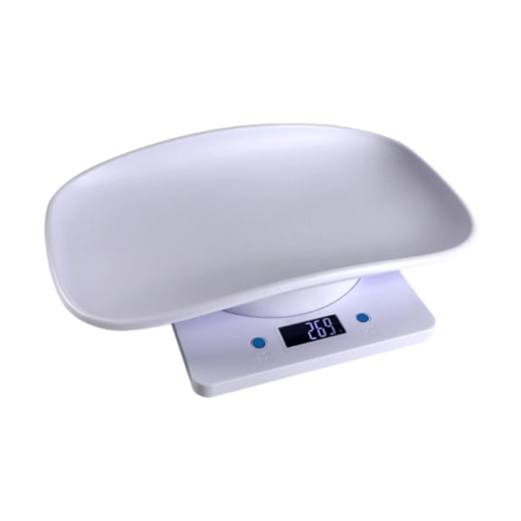 Báscula digital para mascotas, báscula de peso de 33 lb/15 kg, báscula electrónica portátil de alta precisión para cachorros, pájaros y mascotas