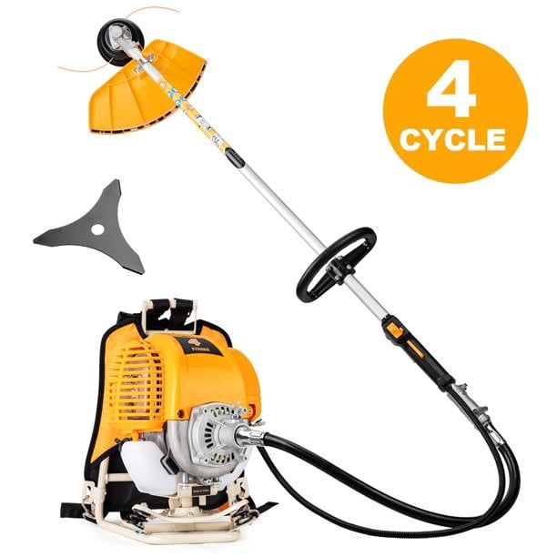 SALEM MASTER 4 Cycle 31CC Gas Powered Weed Eater Backpack Brush Cutter ...