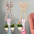thumbnail image 4 of Easter Large Wreath Bows  Spring Easter Colorful Bunny Rabbit Bows for Wreath Bow Decoration，23.6inch, 4 of 9