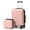 Rose- 2 PCS, variant on Ktaxon Luggage Set 2 Piece Carry-on, PP Hard Shell Suitcase 14" 20" Luggage Sets Spinner Wheels, Green