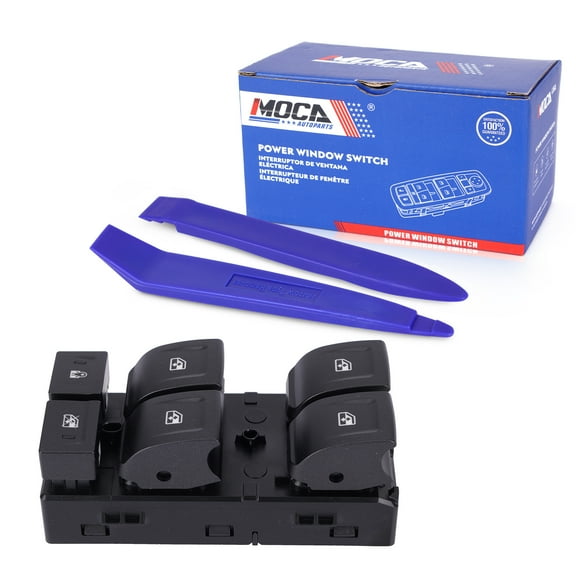 MOCA AUTOPARTS DWS1778 Front Driver Door Window Switch Fit for 2015-2017 Chevrolet Colorado & 2014-2017 GMC Sierra 1500 & 2015-2017 Chevrolet Silverado 2500 3500 HD