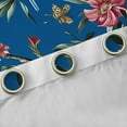thumbnail image 4 of Castle Fairy Floral Butterflies Birds Blackout Curtains Set of 2 (52x84 Each) for Teens Adults,Retro Vintage Luxury Aesthetic Window Curtains,Chic Flowers Blossoms Curtains and Drapes, 4 of 6