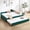 Emerald, variant on Upholstered Daybed with Trundle, Diamond Tufted Daybed Frame, Modern Wooden Bed for Bedroom & Guest Room, Space-Saving