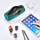 thumbnail image 4 of Easygdp Green Turquoise Teal para Estuche de Lápices Cilíndrico de Cuero con Cremallera, Organizador de Lápices de Cuero para Escuela, Oficina y Viajes, 4 of 6