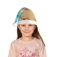 thumbnail image 5 of Fuzoiu Tropical Beach With Starfish Print Santa Hat Christmas Hat for kids,Santa Hats with Pompom, Unisex Xmas Holiday Hat for Christmas New Year Festive Party Supplies, 5 of 6