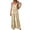 Khaki, variant on Boho Wide Leg Jumpsuits for Women Vacation Loose Palazzo Pants Rompers Adjustable Strap Casual Jumpsuit Jumper Black, M