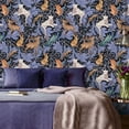 thumbnail image 4 of Abyssaly Peel and Stick Wallpaper 17.7" x 118"Self Adhesive Wallpaper Removable Wallpaper Animals Floral Contact Paper for Bedroom Cabinets Walls DIY, 4 of 8