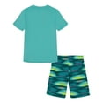 thumbnail image 4 of Boys 4-7 Under Armour 2-Piece Swim Top & Swim Shorts Set Color: Viral Blue Size: 4, 4 of 4