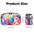 thumbnail image 5 of Unicorn Digital Bag Oxford Cloth Waterproof Travel Organizer Charger Pouch Cell Phone Charger Station Computer Cord Organizer 5.9x9.44x3.14 in, 5 of 6