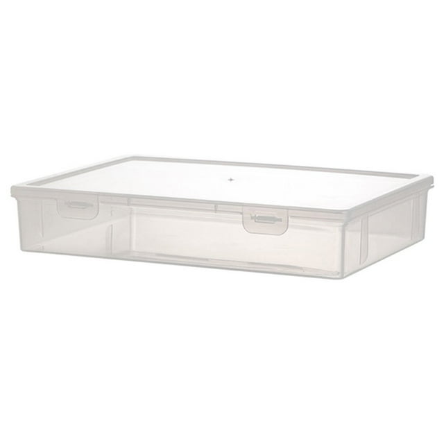 A4/A5 Documents Storage Case Buckle Design Dust-proof PP Wide Application File Paper Storage Case Office Supplies