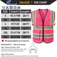 thumbnail image 2 of Chaleco de Seguridad Ekkosafety EK175 de Malla Reflectante en Fucsia, 2 of 7