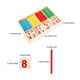 thumbnail image 4 of Juguete Educativo Para Niños, Juego De Juguetes De Madera Para Bebés Y Niños, Accesorios De Aprendizaje De Matemáticas Preescolares, Bloques De Madera, 4 of 7