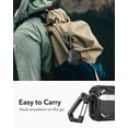thumbnail image 5 of ESR Protective Case with Secure Lock, Compatible with AirPods 4th Gen (2024 USB-C Model), Shock-Absorbing & Magnetic Wireless Charging Design, Black, 5 of 10