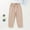 Beige, variant on BLTIBY 9 Months-5 Years Toddler Boy Girl Casual Pants Baby Summer Fall Comfy Cotton Linen Basic Plain Soft Bloomers Pants Solid Color Drawstring Trousers Khaki 3-4 Year