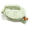 My Brest Friend Inflatable Travel Pillow Maternity Breastfeeding Support, Green Paisley