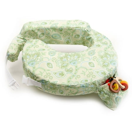 My Brest Friend Inflatable Travel Nursing Pillow Maternity Breastfeeding Support, Green