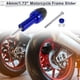 thumbnail image 2 of Protector de guardabarros de aleación de aluminio y plástico de 10mm para slider de marco de motocicleta, protección contra choques, pad de protección, 44mm, 137mm, tornillo azul, 1 juego, 2 of 7