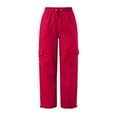 thumbnail image 5 of EDFBUYKRS Female Women Pants Casual Women's Pants Plus Size Tall Women's Casual Pants Lazy All Wide Leg Pants L, 5 of 5