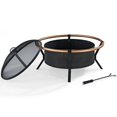 thumbnail image 3 of Crosley Yuma Copper Ring Patio Fire Pit in Black, 3 of 8