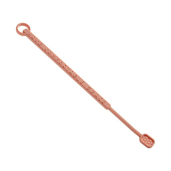 Silicone Stirring Stick Coffee Spoon Long Handle Milk Tea Juice Stirring Stick/ Silicone Coffee Milk Tea Juice Stirring Stick 1Pc Pink