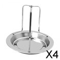 thumbnail image 1 of Soporte para Rejilla de Acero Inoxidable Soledad para Pollo Bandeja para Asar 4 Piezas, 1 of 10