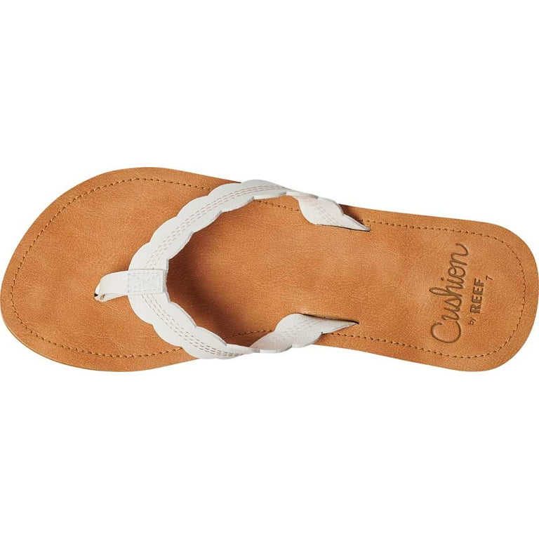 Women s Reef Cushion Celine Vegan Flip Flop Cloud Vegan Leather 6