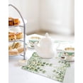 thumbnail image 4 of Spring Eucalyptus Leaves Kitchen Dish Towels for Drying Dishes Set of 4, Green Summer Botanical Waffle Weave Microfiber Hand Tea Bathroom Towels Quick Dry & Absorbent Towel 12x12, 4 of 7