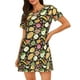 thumbnail image 1 of Fotbe Fruits Bata de Dormir para Mujer con Estampado, Camisón de Algodón de Manga Corta, Ropa de Dormir Casual, 1 of 6