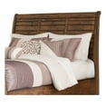 thumbnail image 3 of Benzara 2-Drawer Mid-Century Solid Wood California King Size Bed in Brown, 3 of 5