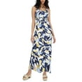 thumbnail image 2 of INC International Concepts Women's Petite Smocked Floral Maxi Dress Size PXL, 2 of 5