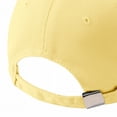 thumbnail image 6 of Women's Low Profile Baseball Cap with Heart Detail, Distressed Wash Adjustable Dad Hat, Cotton Unisex Casual Sun Hat for Daily Wear and Outdoor Activities Light Yellow, 6 of 6