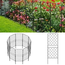 Oumilen Decorative Garden Fence Animal Barrier, Outdoor 38.6 "H X 32.5 FT Arches