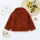 thumbnail image 5 of Gibobby Abrigos de invierno para niños y niñasChaqueta para niños pequeños, bebés, niñas, niños, Otoño Invierno, cárdigans sólidos para bebés, chaquetas (Vino, 12-18 Meses), 5 of 5
