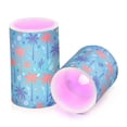 thumbnail image 2 of Cartoon Palm Tree Flameless LED Candle Set with Remote, Battery Operated Color Changing Pillar Candles, Set of 2, 2 of 7