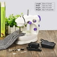 thumbnail image 1 of Mikewe Mini Portable Sewing Machine with Foot Pedal and Double Thread, 1 of 8