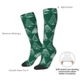 thumbnail image 5 of Picia Women Crew Soft Moisture-wicking Socks Christmas Trees Pattern Design Cotton Socks, One Size fit All, 5 of 9