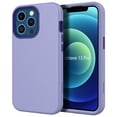 thumbnail image 1 of Nalacover Slim Case for iPhone 13 Pro Max 6.7 inch,Stylish Triple Layer Protection Hard PC + Soft TPU Silicone Hybrid Shockproof Camera Lens Protective Anti-drop Fit Back Phone Cover.Light Purple, 1 of 6