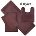 thumbnail image 3 of Microdry Quick Drying Memory Foam Bath Mat, 17" x 24", Purple, 3 of 9