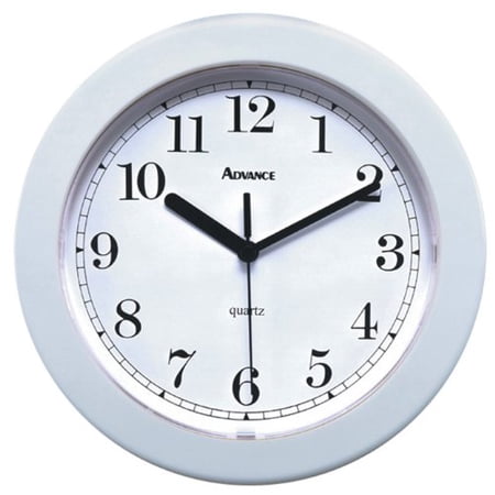 Geneva Clock Company Advance Analog Hanging Wall Clock, 8, White