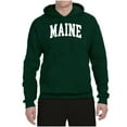 thumbnail image 2 of Wild Bobby State of Maine College Style Unisex Hoodie Sweatshirt, 2 of 6
