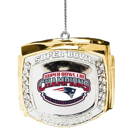 RING ORNAMENT SUPERBOWL LIII CHAMPIONS (Best Super Bowl Rings)