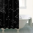 thumbnail image 5 of Gothic Shower Curtain - Dark Celestial Moon & Star Print, Mystical Cosmic Theme Bath Decor, Waterproof Polyester, 36"Wx72"L, Goth Aesthetic Gift, 5 of 5