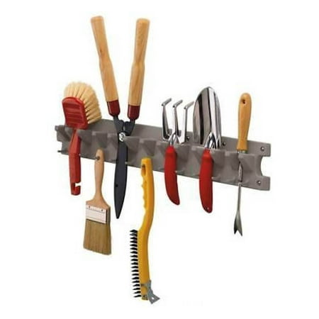 

ZJINJIN V713 2 Foot Wall Mounted Garage Garden Hand Tool Organizer
