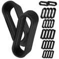 thumbnail image 1 of MasteelfCA 24 Pcs Silicone Watch Strap Loops Watch Strap Fastener Rings Replacement Watch Strap Band Keepers Retainers Holders, 1 of 9