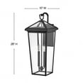 thumbnail image 2 of 25658MB-LL Hinkley Lighting Alford Place - 2 Light Outdoor Medium Wall Mount Lantern In Traditional Style-26 Inches Tall and 10 Inches Wide-Museum, 2 of 16